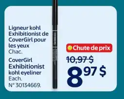 Walmart CoverGirl Exhibitionist kohl eyeliner offer