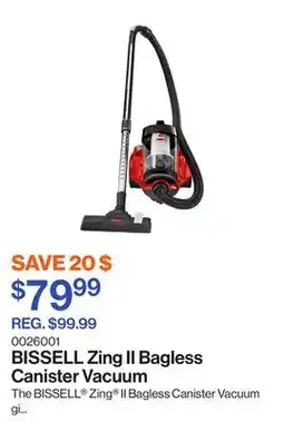 Patrick Morin Zing II Bagless Canister Vacuum offer