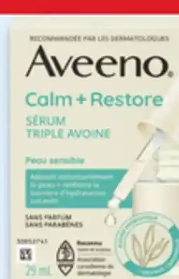 Walmart Aveeno Calm + Restore oat serum 29 mL offer