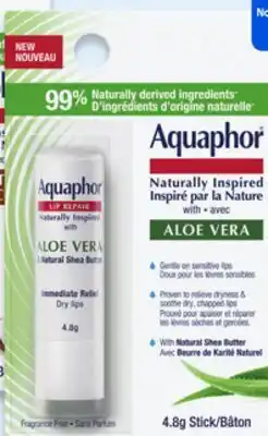 Walmart Aquaphor natural lip balm offer