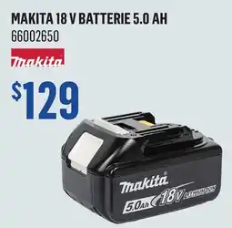 Canac MAKITA 18 V Batterie 5.0 Ah offer