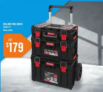 Canac Rolling Tool Boxes offer