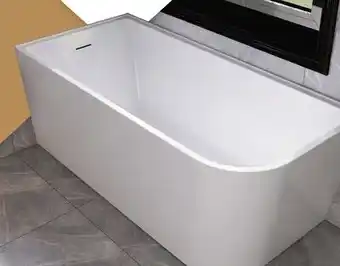 Canac Hudson Corner Bathtub 59 in x 27 3/4 in offer