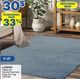 Rossy LUMORA Faux fur rug offer