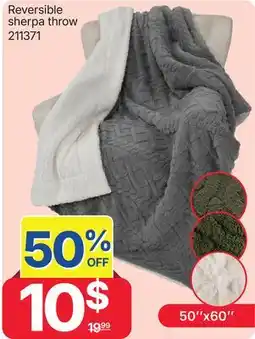 Rossy Reversible sherpa throw offer