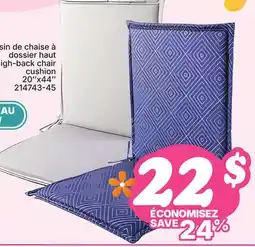 Rossy High-back chair cushion offer