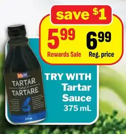 M & M Food Market Tartar Sauce offer