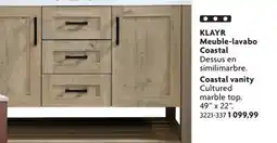Home Hardware Coastal vanity offer
