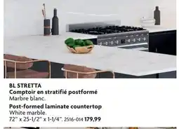Home Hardware Post-formed laminate countertop offer