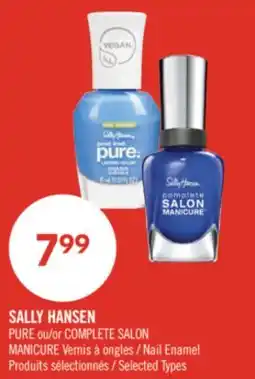 Pharmaprix SALLY HANSEN PURE or COMPLETE SALON Nail Enamel offer