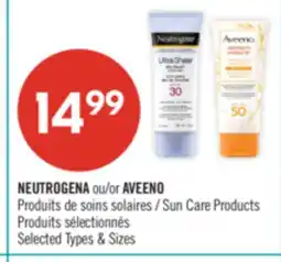 Pharmaprix NEUTROGENA OR AVEENO offer