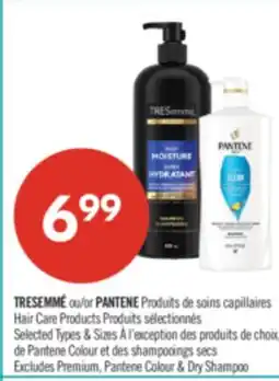 Pharmaprix TRESEMMÉ or PANTENE Hair Care Products offer
