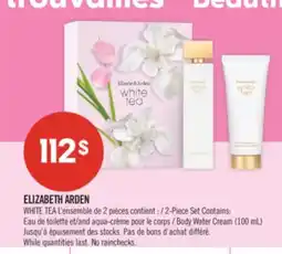 Pharmaprix ELIZABETH ARDEN WHITE TEA 2-Piece Set Contains Body Water Cream offer