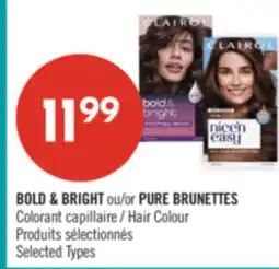 Pharmaprix BOLD & BRIGHT or PURE BRUNETTES Hair Colour offer