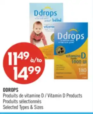 Pharmaprix DDROPS Vitamin D Products offer