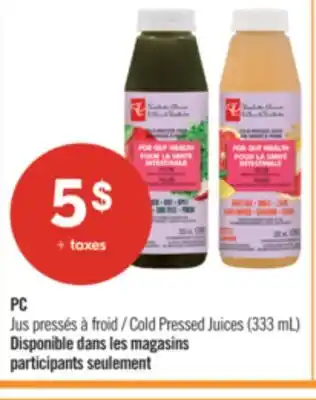 Pharmaprix PC Cold Pressed Juices offer