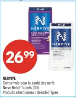 Pharmaprix NERVIVE Nerve Relief Tablets (30) offer