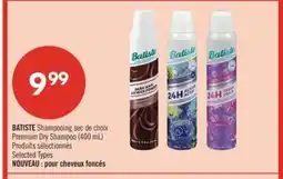 Pharmaprix BATISTE Premium Dry Shampoo offer