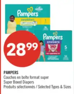 Pharmaprix PAMPERS Super Boxed Diapers offer