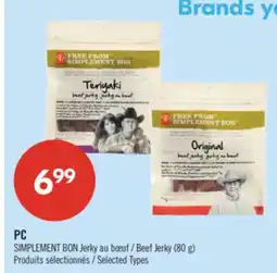 Pharmaprix PC Beef Jerky offer