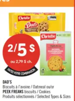 Pharmaprix DAD'S Oatmeal Biscuits or PEEK FREANS Cookies offer