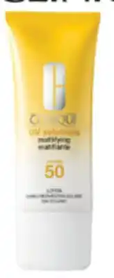 Pharmaprix Clinique UV Solutions Crème solaire matifiante offer