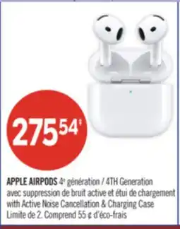 Pharmaprix APPLE AIRPODS offer