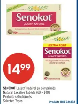 Pharmaprix SENOKOT Natural Laxative Tablets (60 - 100) offer