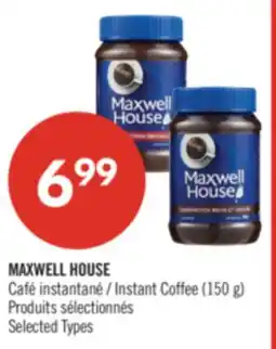 Pharmaprix MAXWELL HOUSE Instant Coffee offer