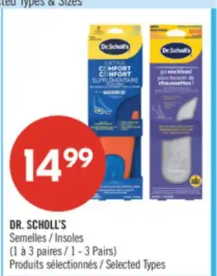 Pharmaprix DR. SCHOLL'S Insoles offer