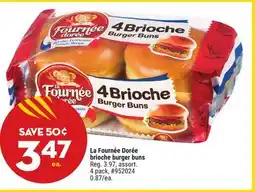 Giant Tiger La Fournée Dorée brioche burger buns offer