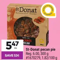Giant Tiger St-Donat pecan pie offer
