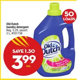 Giant Tiger Old Dutch laundry detergent offer