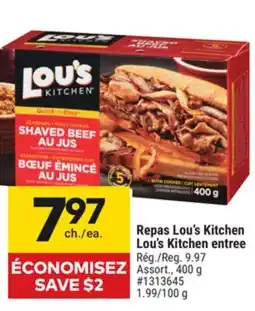 Giant Tiger Lou's Kitchen entree offer