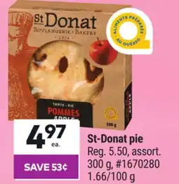 Giant Tiger St-Donat pie offer