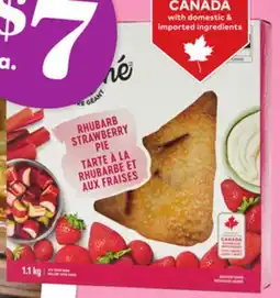 Giant Tiger Giant Tiger Marché rhubarb strawberry pie offer