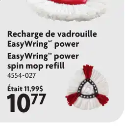 Home Hardware EasyWring power spin mop refill offer
