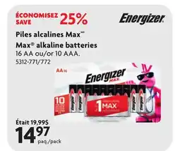 Home Hardware Max alkaline batteries offer