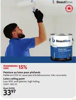 Home Hardware Latex ceiling paint offer