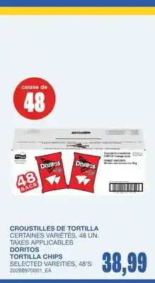 Wholesale Club CROUSTILLES DE TORTILLA, 48 UN offer