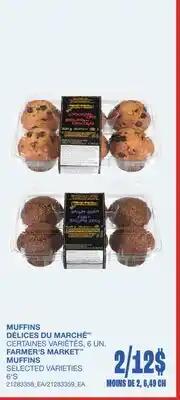 Wholesale Club MUFFINS DÉLICES DU MARCHÉMC offer