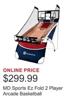 Costco MD Sports Ez Fold 2 Player Arcade Basketball offer