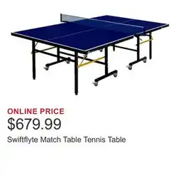 Costco Swiftflyte Match Table Tennis Table offer