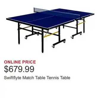 Costco Swiftflyte Match Table Tennis Table offer