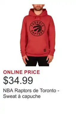 Costco NBA Raptors de Toronto - Sweat à capuche offer