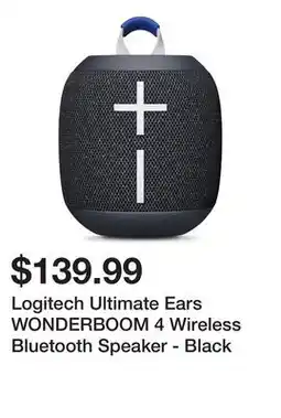 Newegg Logitech Ultimate Ears WONDERBOOM 4 Wireless Bluetooth Speaker - Black offer
