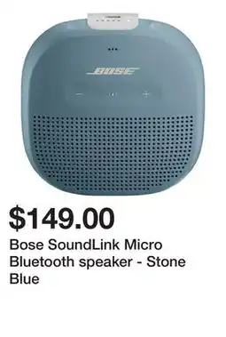 Newegg Bose SoundLink Micro Bluetooth speaker - Stone Blue offer