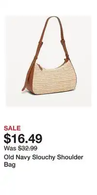Old Navy Old Navy Slouchy Shoulder Bag offer
