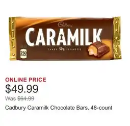 Costco Cadbury Caramilk Chocolate Bars, 48-count offer
