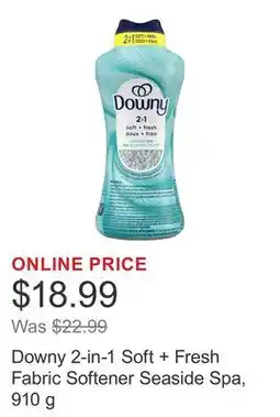 Costco Downy 2-in-1 Soft + Fresh Fabric Softener Seaside Spa, 910 g offer